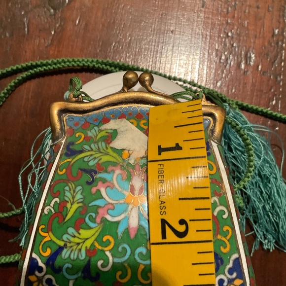 Vintage Enamel Purse - Picture 3 of 5